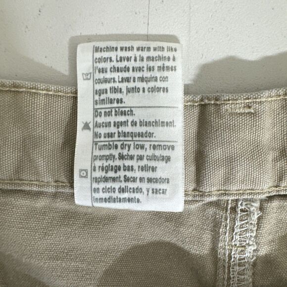 Carhartt Shorts Mens 40* Tan Grunge American Work Relaxed Rugged Khaki Utility - Picture 8 of 9